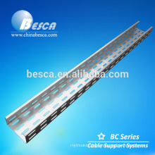 slotted pre-galvanized cable tray (UL and SGS)